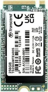 Transcend MTE400S 256GB / M.2 2242 Gen 3 / RW: 2000/1000 MBps / IOPS: 60K/240K / MTBF 2.0mh / 5y (TS256GMTE400S)