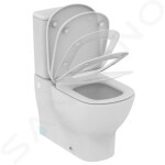 IDEAL STANDARD - Tesi WC kombi mísa, spodní/zadní odpad, AquaBlade, bílá T008201