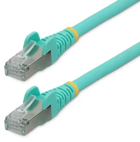 StarTech CAT6a U/UTP LSZH Aqua / Síťový kabel / 7 m / RJ-45 / PoE++ / 10GbE (NLAQ-7M-CAT6A-PATCH)
