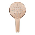 GROHE - Rainshower SmartActive Sprchová hlavice 130 9,5 l/ min, 3 proudy, kartáčovaný Warm Sunset 26574DL0