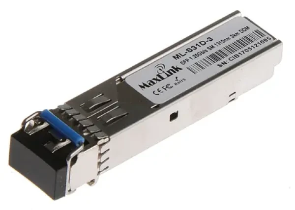 MaxLink 1.25G SFP optický modul / SM / 1310nm / 3km / 2x LC konektor / DDM / Cisco compatible (ML-S31D-3)