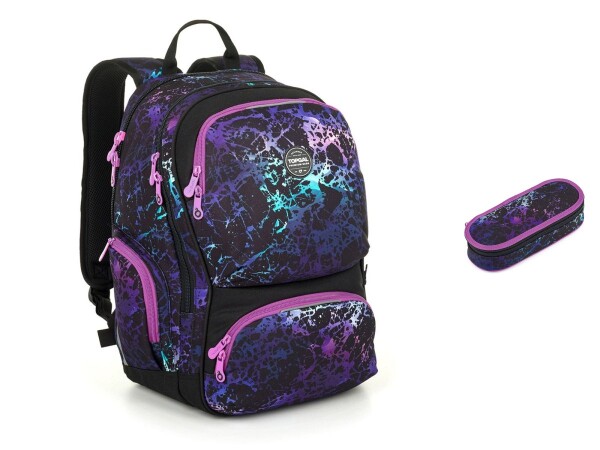Barevný studentský batoh Topgal ROTH 25033 SET SMALL