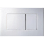 CERANO - Kompletní WC set Profi/Cronus Standard - bílá lesklá - WC tlačítko Classic/Chrom - předstěnová instalace - 59,3x38,4 CER-039694