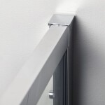 KERRA - Sprchový kout Solid SQ 80 CHR (s vaničkou) 5907548124463