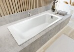 Obdélníková vana SAT Feel 170x75 cm smaltovaná ocel levá i pravá SATVFEEL170DUO SATVFEEL170DUO