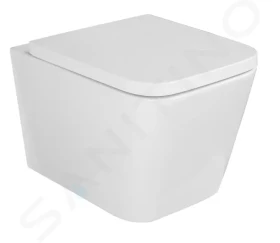 Kielle Závěsné WC se sedátkem SoftClose, Rimless, bílá 30111000