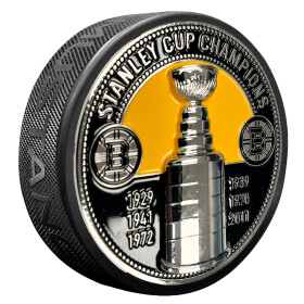 Mustang Puk Boston Bruins NHL Ultra 3D Stanley Cup Medallion