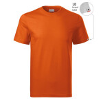 Základní unisex tričko (oranžové (štítek značky)) 4XL