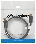 Lanberg DisplayPort kabel V1.2 M/M 1m černá / 4K (CA-DPDP-10CC-0010-BK)