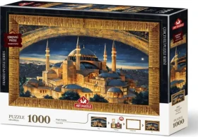 ART PUZZLE 5667 Puzzle s rámem a lepidlem 3v1 Hagia Sophia