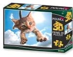 PRIME 3D Puzzle Skákající kočka Sparkles