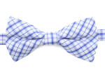 Britain modrý károvaný motýlek pro psa | 20 - 44 cm Barva: Modro-černá