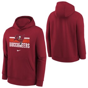 Nike Dětská mikina Tampa Bay Buccaneers NFL Team Stripes Club Hoodie (YOUTH)