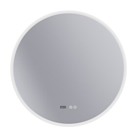 Erga Deam, kulaté LED zrcadlo 90cm, 3 barvy světla, přední osvětlení, vyhřívací podložka proti zapaření, ERG-V01-Deam-9090-CL ERG-V01-DEAM-9090-CL
