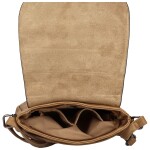 Menší dámská crossbody s velkou klopou Rashida, khaki