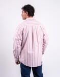 Carhartt WIP L/S Deven Shirt Deven Stripe, Oxide Red L