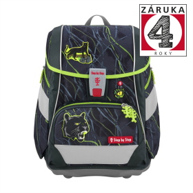 Školní aktovka/batoh 2IN1 Step by Step PLUS, 6-dílný set - Danger Cat Chiko