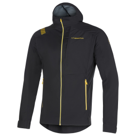 Pánská softshellová bunda La Sportiva Macnas Softshell Jkt M Black/Crystal M