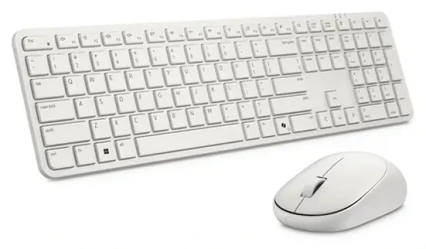 Dell Pro 5 KM526 US Light Ash / Bezdrátový set klávesnice a myši / US International layout / USB 2,4GHz přijímač (580-BDGZ)