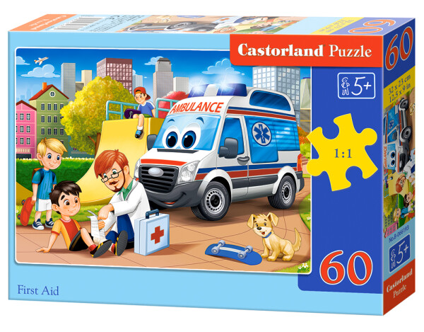 Puzzle Castorland 60 dílků - První pomoc