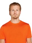 Pánské merino tričko s krátkým rukávem ICEBREAKER Mens 125 Cool-Lite Sphere III SS Tee, Blaze velikost: L