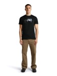 ICEBREAKER Mens Merino 150 Tech Lite SS Tee Pure Altitude, Black velikost: XL