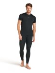 Pánské merino kalhoty ICEBREAKER Mens 125 ZoneKnit Leggings, Black velikost: XXL