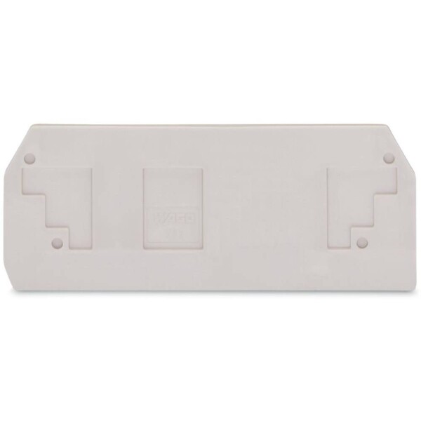 WAGO 283-330 zakončovací a dělicí deska světle šedá 50 ks