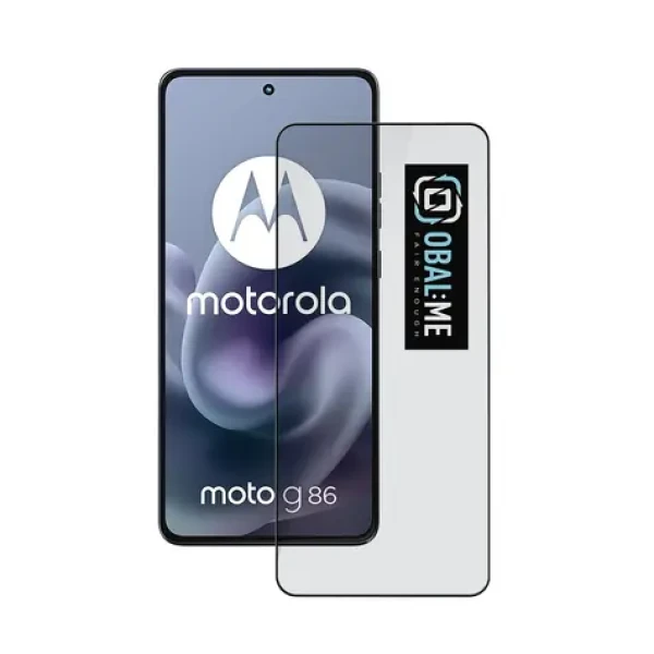 OBAL:ME 5D Tvrzené Sklo pro Motorola G86/G86 Power Black (57983126934)
