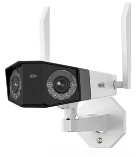 Reolink Duo Series W730 bílá / Venkovní IP kamera / 4608 x 1728 / 180° / IP66 / 2,4+5 GHz Wi-Fi / mikrofon repro (WCDUOB4K02W)