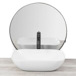 REA Umyvadlo na desku Claudia Zoe 9447 Slim 51x34 bílé REA-U6644