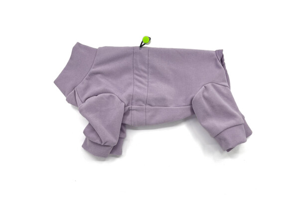 Cozy pružná kombinéza pro psa Barva: Fialová, Délka zad (cm): 41, Obvod hrudníku: 48 - 62 cm
