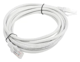 Lanberg UTP CAT6 3m šedá / Patch kabel / RJ45-RJ45 / Fluke Passed (PCU6-10CC-0300-S)
