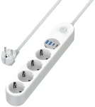 Colorway Zásuvková lišta / 4x Schuko / 2x USB-C 20W / 2x USB-A / kabel 2m (CW-CHE44PDW)