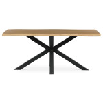 Jídelní stůl 180x90cm, mdf, divoký dub, HT-F4618 OAK