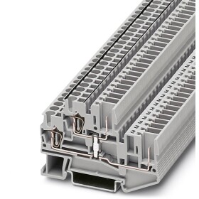 Phoenix Contact 3040070 dvojitá svorka 5.2 mm pružinová svorka šedá 50 ks