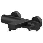 Vanová baterie Paffoni Ringo bez sprchového setu 150 mm černá RIN022NO RIN022NO