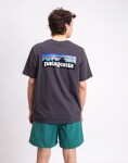 Tričko Patagonia M's P-6 Logo T-Shirt Ink Black
