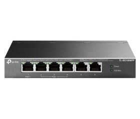 TP-Link CCTV switch TL-SG1006PP (6xGbE, 3xPoE+,1xPoE++, 64W, fanless) EDF_438971