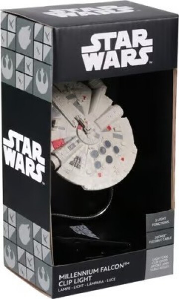 Star Wars Millenium Falcon lampa na knihu - EPEE