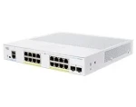 Cisco Business CBS350-16FP-2G-EU REFRESH / Switch / 16x GbE RJ-45 / 2x SFP / PoE+ 240W / Fanless (CBS350-16FP-2G-EU-RF)