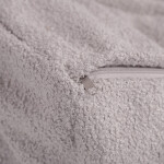 PLUSH NEST PLUSH NEST Dětské čtvercové křesílko Puffy 77 × 67 × 50 cm Beránek šedé