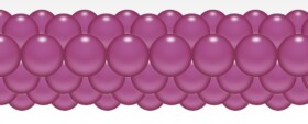 Balónková girlanda tmavěrůžová 3 m balonky.cz Balónková girlanda tmavěrůžová 3 m balonky.cz