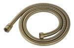SAPHO - POWERFLEX kovová sprchová hadice, 150cm, zlato mat FLEX150GB