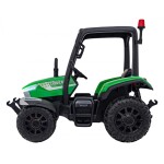 Mamido Dětský elektrický traktor BLAST s přívěsem 2x200W zelený