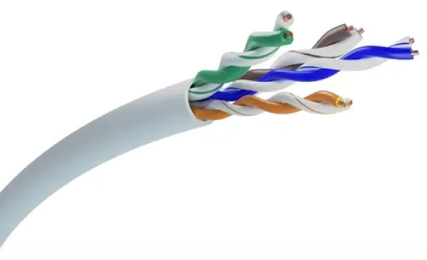 Extralink CAT5E U/UTP V2 25m / Síťový kabel / vnitřní / 100% měď / 24 AWG / PoE (EX.22486)