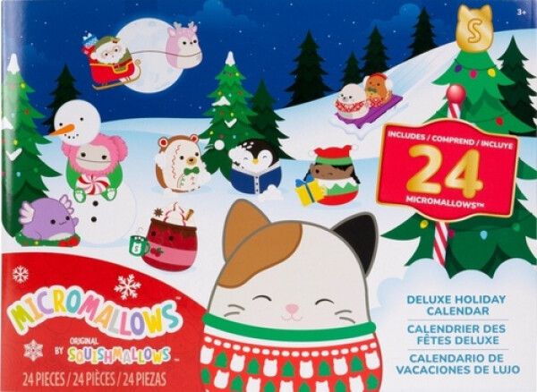 Squishmallows Micromallows Adventní kalendář - 24 ks