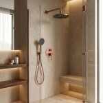 REA - Podomítková sprchová sada Foster Brush Copper + BOX REA-P7621
