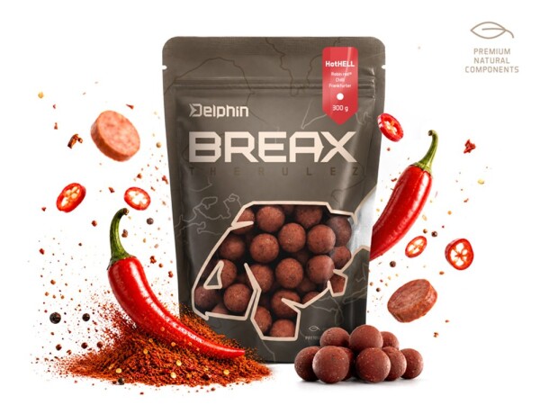 Delphin Boilies BreaX / HotHELL 300g - 16mm,Delphin Boilies BreaX / HotHELL 300g - 16mm