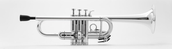 Tromba C Trumpet Silver Metal